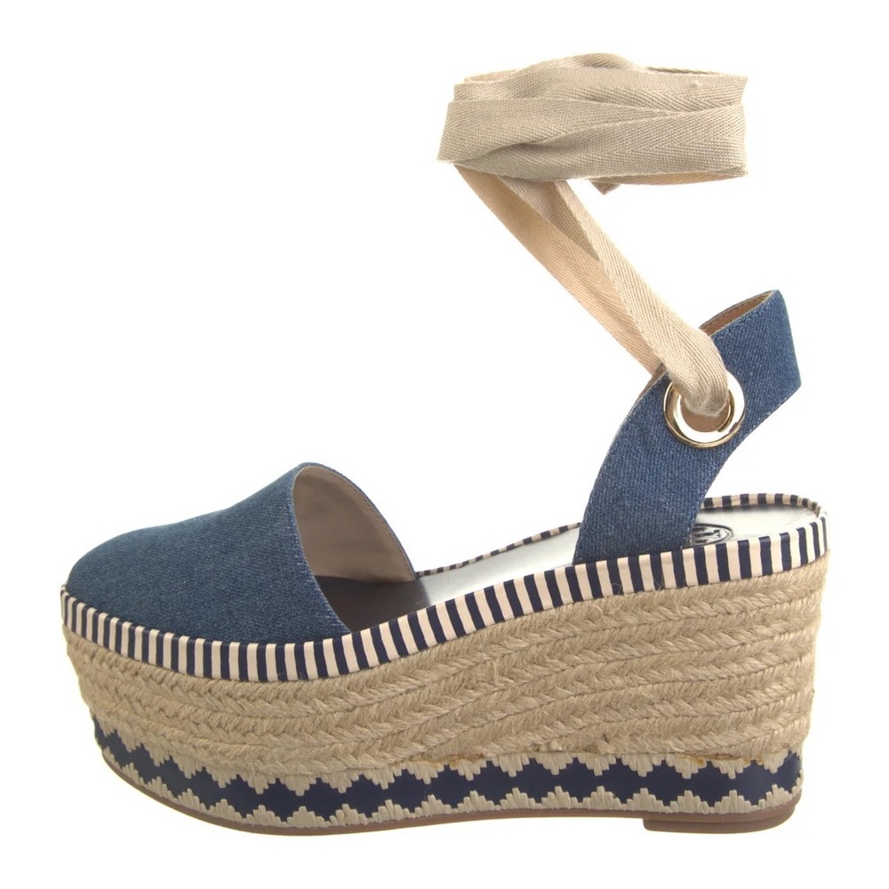 TORY BURCH
Colorblock Pattern Slingback Pumps